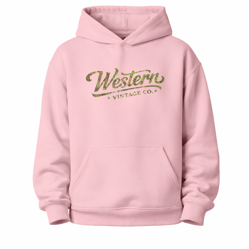 Western Vintage Co. Camo Logo Hoodie