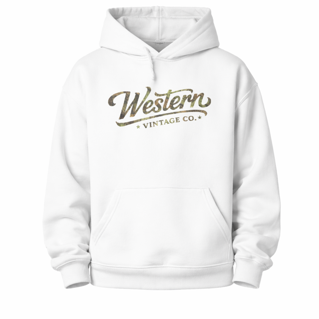 Western Vintage Co. Camo Logo Hoodie
