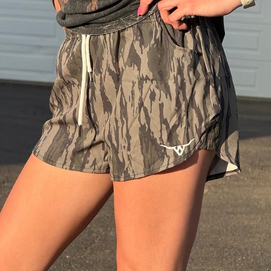 Cowgirl Camo Beach Shorts