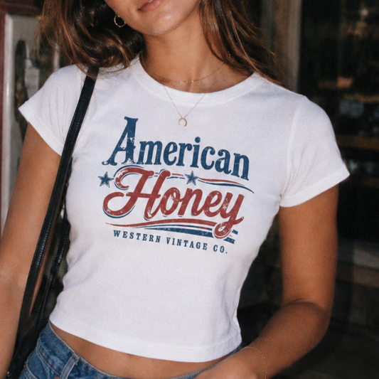 American Honey Women’s crop top
