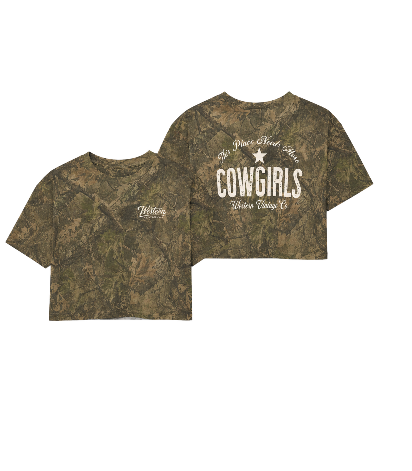 COWGIRLS Crop Tee