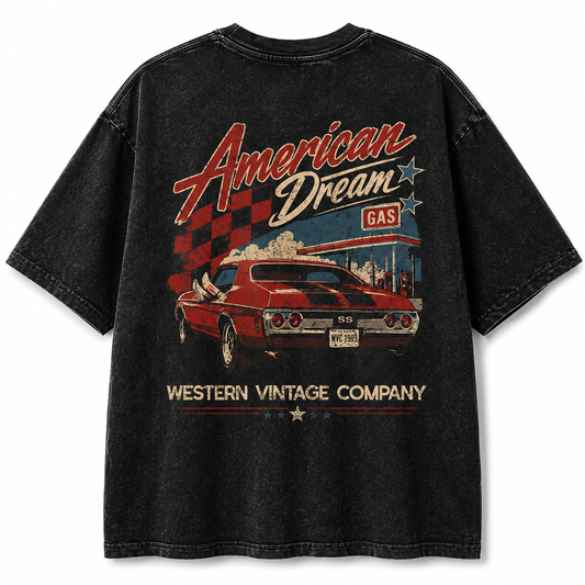 American Dream Car Heavy Tee