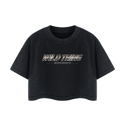 Wild Thing Woman's Crop Top